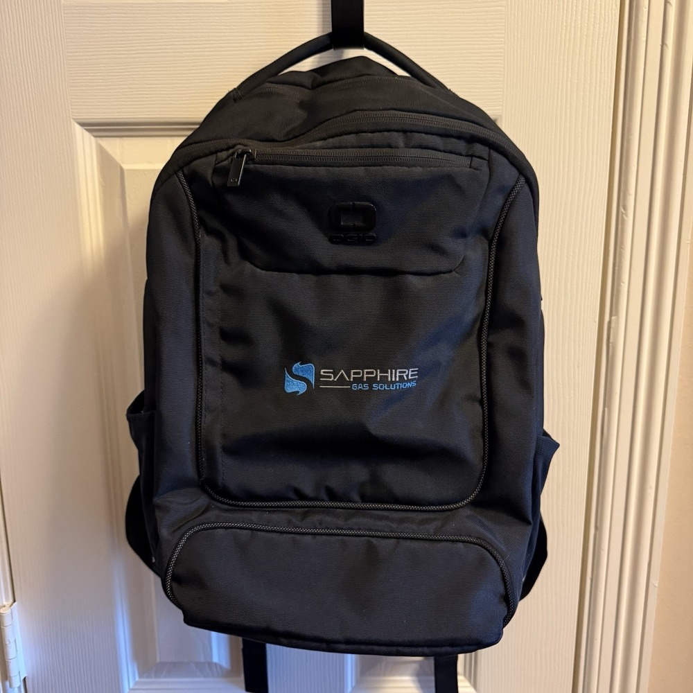 Ogio Backpack Black Laptop Computer carry‎ Company Name Sapphire